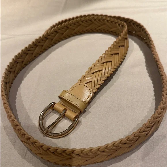 J. Crew Braided Leather Belt in Tan - Picture 4 of 4